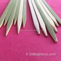 Brochettes plates en bambou kabob en bambou kabob